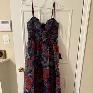 Lulus Floral Midi Dress
